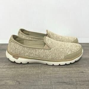 Danskin Now Women's Memory Foam  Slip-on Sneakers Shoes Size 9.5 Tan